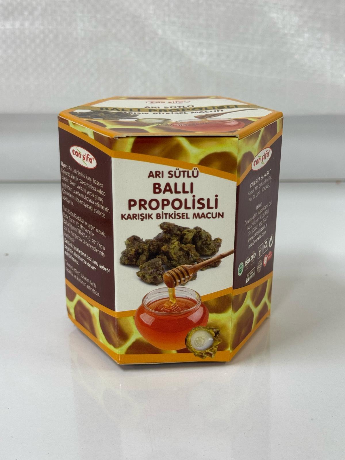 Arı Sütlü Ballı Propolisli Karışık Bitkisel Macun