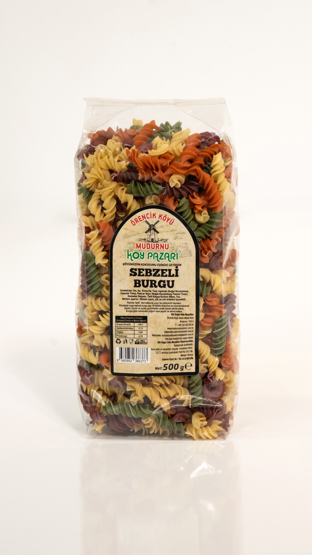 Sebzeli Burgu Makarna - 500 gr