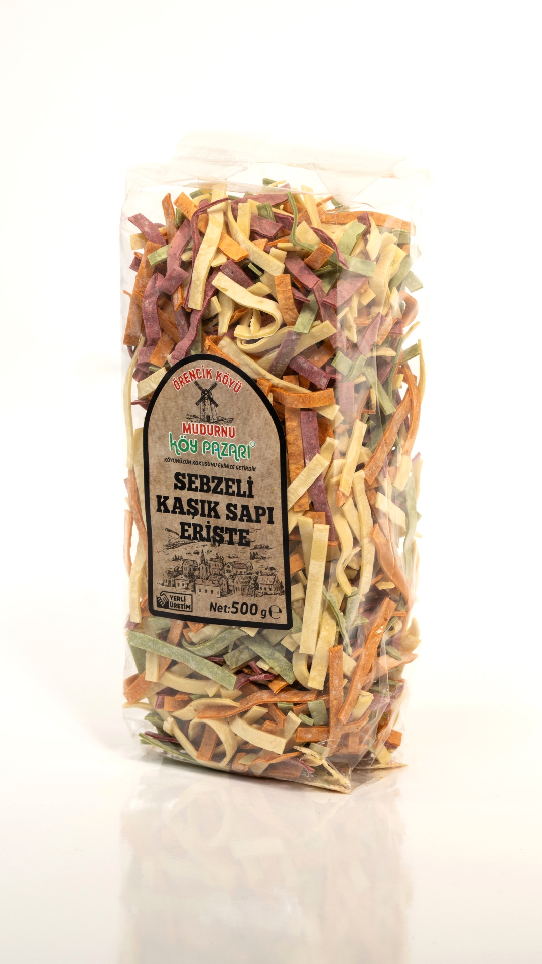 Sebzeli Kaşık Sapı Erişte - 500 gr