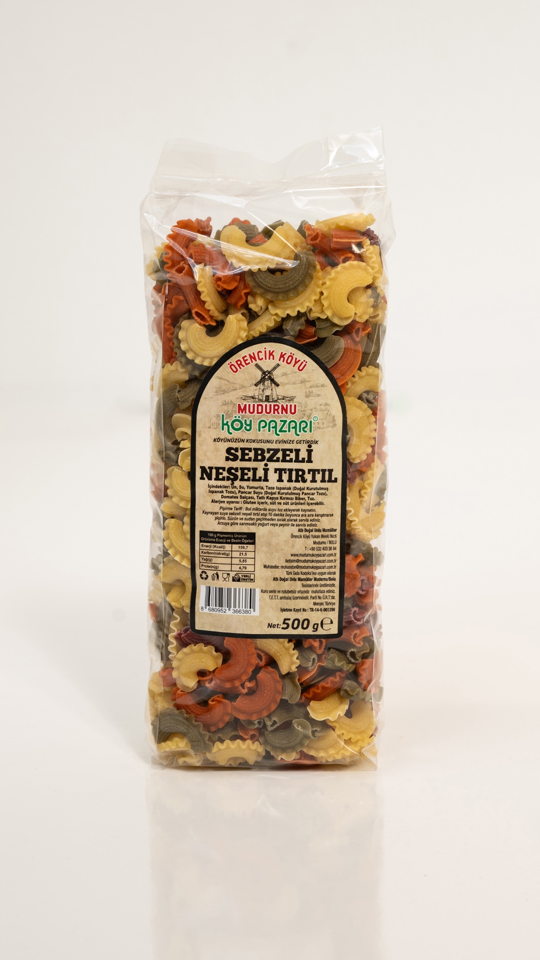 Sebzeli Tırtıl Makarna - 500 gr