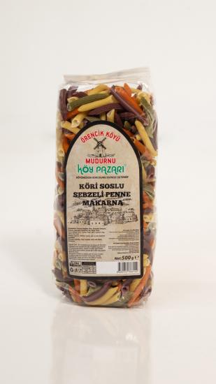 Köri Soslu Sebzeli Penne Makarna - 500 gr